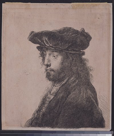 Czwarta głowa orientalna, c.1635 autorstwa Rembrandt van Rijn