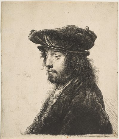 Czwarta Głowa Orientu, ca. 1635. autorstwa Rembrandt van Rijn