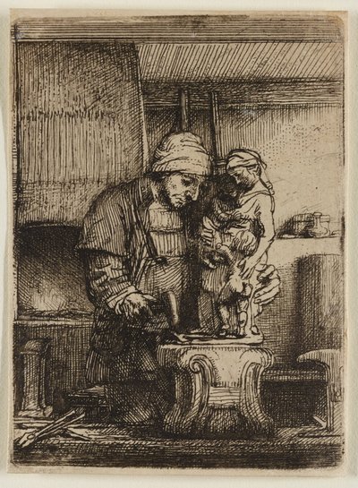 Złotnik autorstwa Rembrandt van Rijn