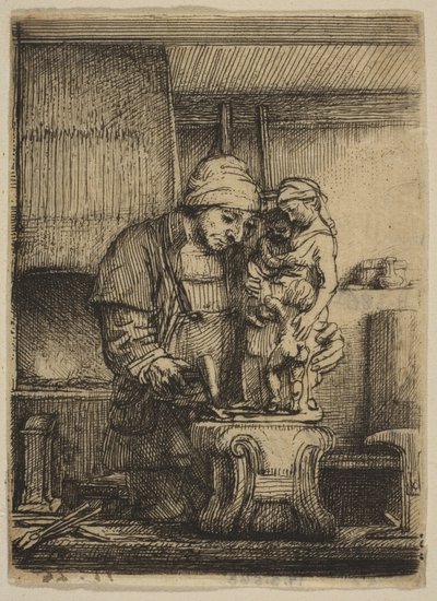 Złotnik, 1655. autorstwa Rembrandt van Rijn