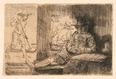 Gracz w golfa autorstwa Rembrandt van Rijn