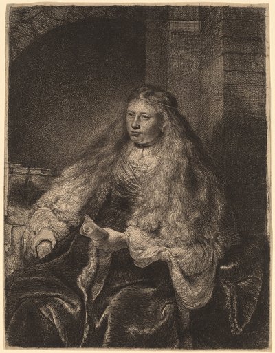 Wielka żydowska oblubienica autorstwa Rembrandt van Rijn