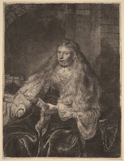 Wielka żydowska panna młoda autorstwa Rembrandt van Rijn
