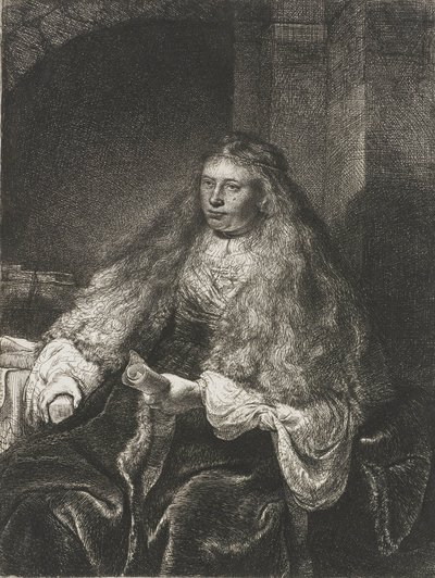Wielka żydowska oblubienica, 1635 autorstwa Rembrandt van Rijn