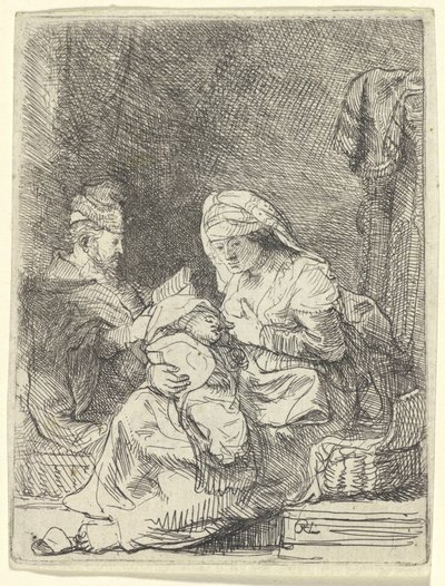 Święta Rodzina autorstwa Rembrandt van Rijn