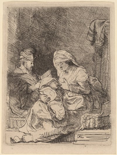 Święta Rodzina autorstwa Rembrandt van Rijn