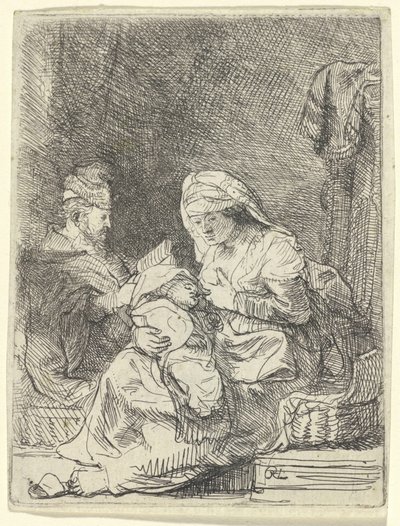 Święta Rodzina autorstwa Rembrandt van Rijn