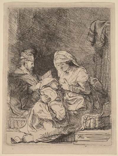 Święta Rodzina autorstwa Rembrandt van Rijn