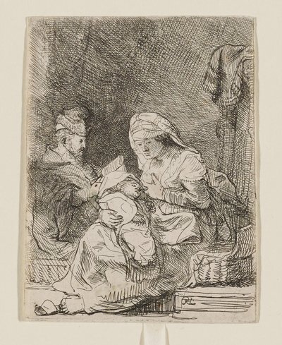 Święta Rodzina autorstwa Rembrandt van Rijn