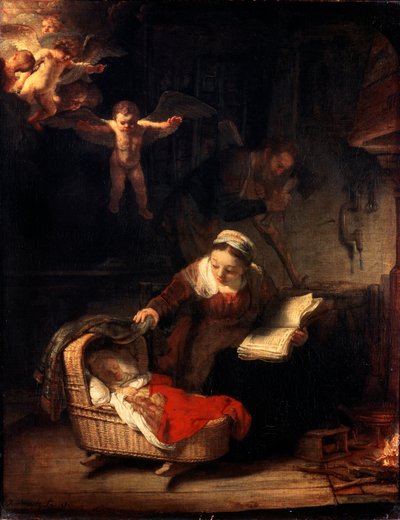 Święta Rodzina, 1645. autorstwa Rembrandt van Rijn
