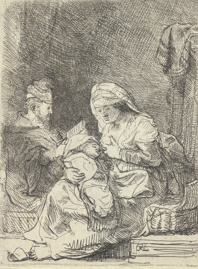 Święta Rodzina, c. 1632. autorstwa Rembrandt van Rijn