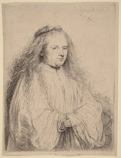 „Mała żydowska panna młoda” (Saskia w roli św. Katarzyny) autorstwa Rembrandt van Rijn