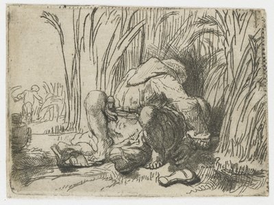 Mnich na polu kukurydzy Mnich na polu kukurydzy autorstwa Rembrandt van Rijn