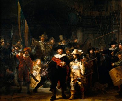 Straż nocna, 1642. autorstwa Rembrandt van Rijn