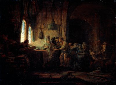 Przypowieść o robotnikach w winnicy, 1637. autorstwa Rembrandt van Rijn