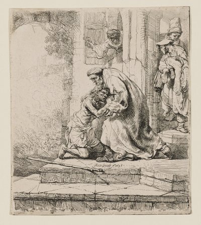 Powrót syna marnotrawnego autorstwa Rembrandt van Rijn
