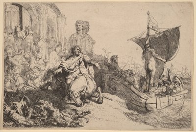 Statek Fortuny autorstwa Rembrandt van Rijn