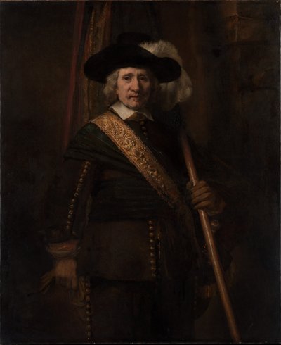 Standard Bearer, Floris Soop, 1654 autorstwa Rembrandt van Rijn