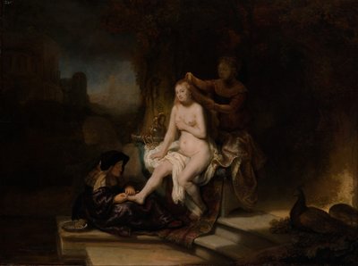 Toaleta Batszeby, 1643. autorstwa Rembrandt van Rijn