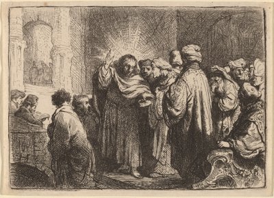 Pieniądze w hołdzie autorstwa Rembrandt van Rijn