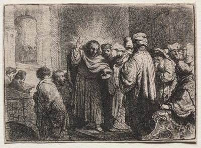 Pieniądze w hołdzie autorstwa Rembrandt van Rijn