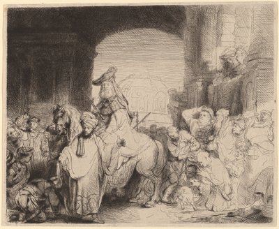 Triumf Mardocheusza autorstwa Rembrandt van Rijn
