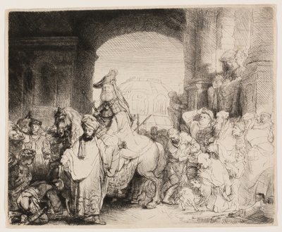 Triumf Mardocheusza autorstwa Rembrandt van Rijn