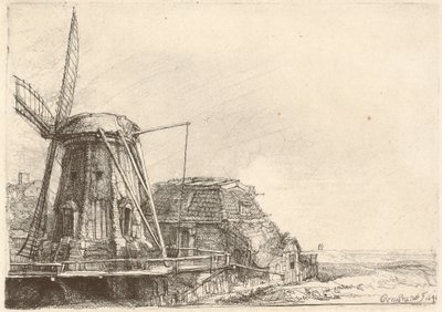 Wiatrak autorstwa Rembrandt van Rijn
