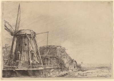 Wiatrak autorstwa Rembrandt van Rijn