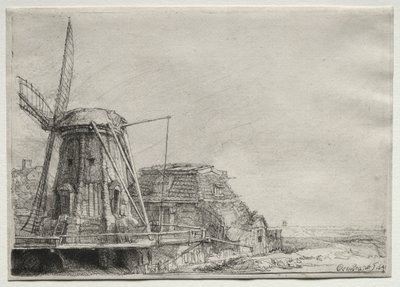 Wiatrak autorstwa Rembrandt van Rijn