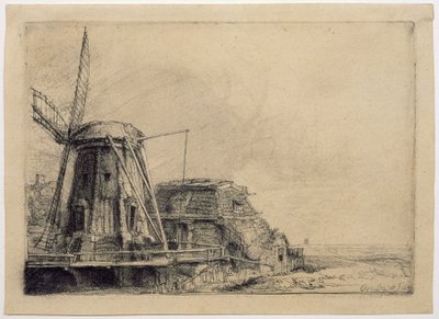 Wiatrak autorstwa Rembrandt van Rijn