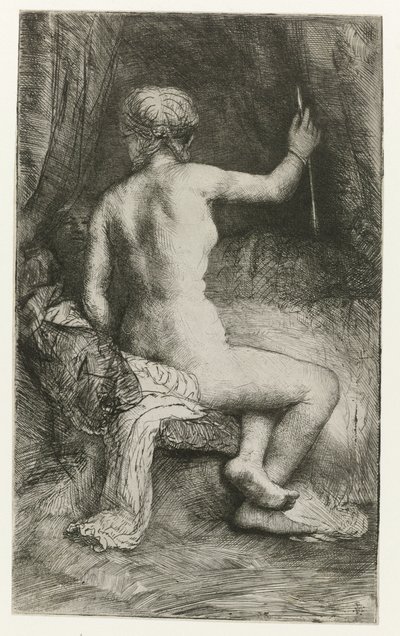 Kobieta ze strzałą Kobieta ze strzałą autorstwa Rembrandt van Rijn