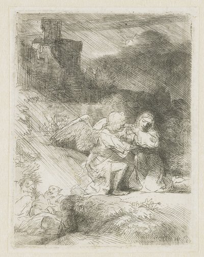 Agonia w ogrodzie autorstwa Rembrandt van Rijn
