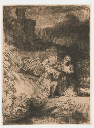 Agonia w ogrodzie autorstwa Rembrandt van Rijn