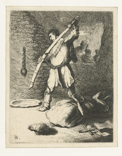 Ścięcie św. Jana Chrzciciela autorstwa Rembrandt van Rijn