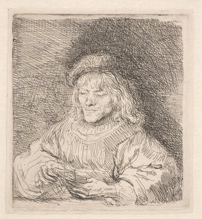 Gracz w karty autorstwa Rembrandt van Rijn