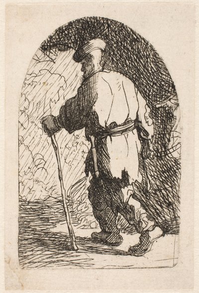 Ucieczka do Egiptu: szkic autorstwa Rembrandt van Rijn