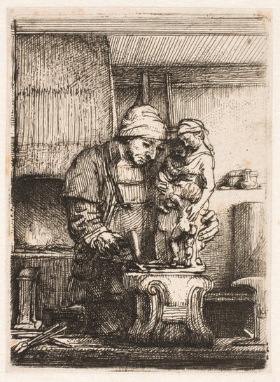 Złotnik autorstwa Rembrandt van Rijn