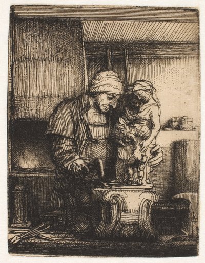 Złotnik autorstwa Rembrandt van Rijn