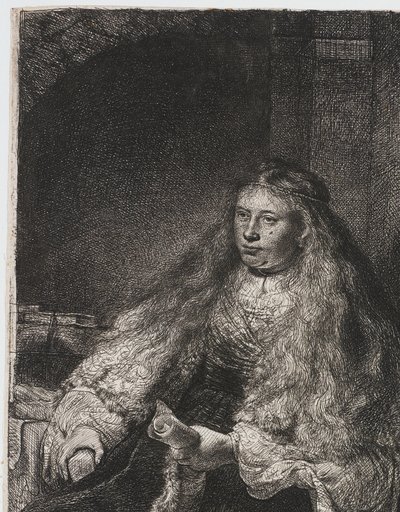Wielka żydowska panna młoda autorstwa Rembrandt van Rijn