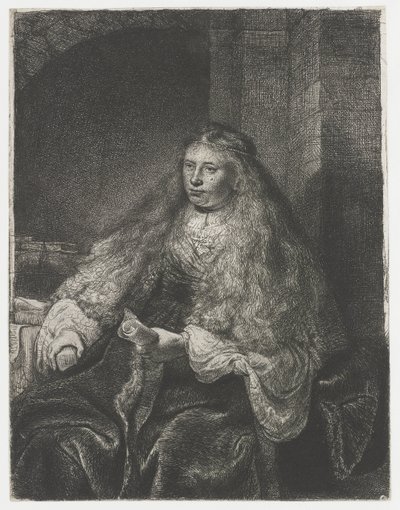 Wielka żydowska panna młoda autorstwa Rembrandt van Rijn