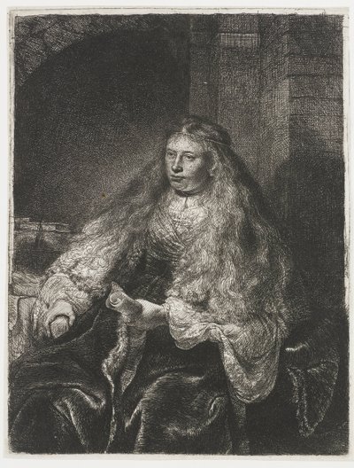Wielka żydowska panna młoda autorstwa Rembrandt van Rijn