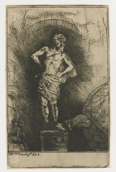 Obraz widziany przez Nabuchodonozora autorstwa Rembrandt van Rijn