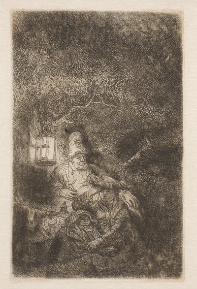 Reszta lotu: utwór na noc autorstwa Rembrandt van Rijn