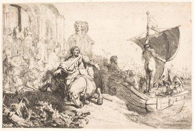 Statek Fortuny autorstwa Rembrandt van Rijn