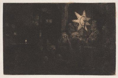 Gwiazda królów: utwór na noc autorstwa Rembrandt van Rijn