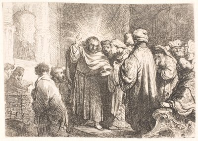 Pieniądze z hołdu autorstwa Rembrandt van Rijn