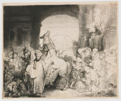 Triumf Mordocheusza autorstwa Rembrandt van Rijn