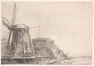 Wiatrak autorstwa Rembrandt van Rijn