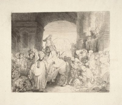 Triumf Mardocheusza autorstwa Rembrandt van Rijn